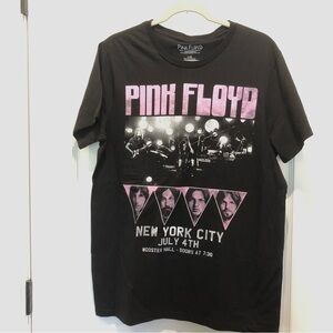 Pink Floyd Black Cotton Apparel Graphic Mens Short Sleeve T-Shirt